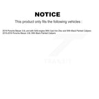 CMX Front Ceramic Disc Brake Pads And Wear Sensor Pairs Kit For Porsche Macan KCW-101674