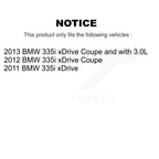 CMX Front Rear Ceramic Disc Brake Pads And Wear Sensors Kit (7Pc) For BMW 335i xDrive KCW-101698