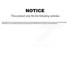 Kugel Front Right (Passenger Side) CV Axle Drive Shaft And Complete Wheel Hub Bearing Assembly Kit For Volkswagen GTI 3 Bolt Mounting Flange KN7-100329