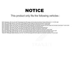 Kugel Front CV Axle Drive Shaft] Complete Assembly And Wheel Bearing Kit For Volkswagen Jetta Beetle Golf - Left Right Side (Driver Passenger) KN7-100775