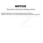 Kugel Front CV Axle Drive Shaft] Complete Assembly And Wheel Bearing Kit For Toyota Camry Solara IBJ Bolt-On - Left Right Side (Driver Passenger) KN7-100793