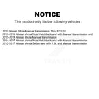 Kugel Front CV Axle Drive Shaft] Complete Assembly And Wheel Bearing Kit For Nissan Micra Versa Note - Left Right Side (Driver Passenger) KN7-100823