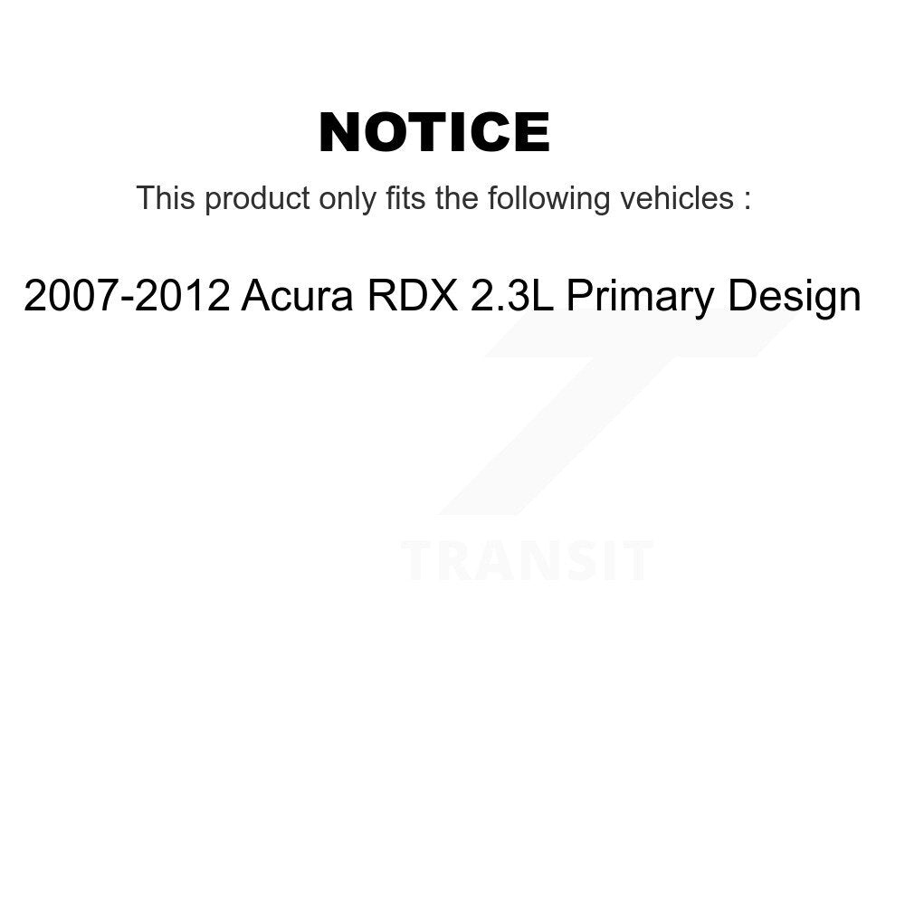 Kugel Front CV Axle Drive Shaft] Complete Assembly And Wheel Bearing Kit For 2007-2012 Acura RDX 2.3L Primary Design - Left Right Side (Driver Passenger) KN7-100839