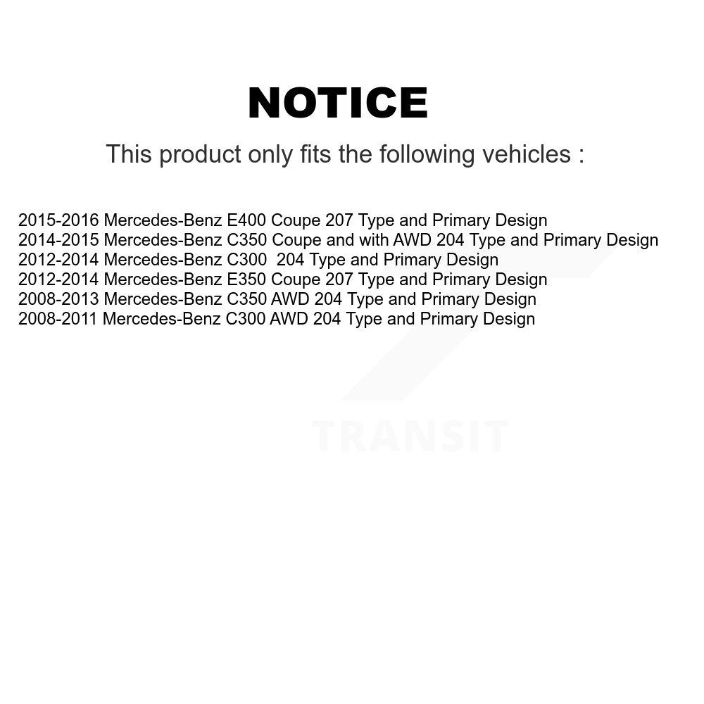 Kugel Front CV Axle Drive Shaft] Complete Assembly And Wheel Bearing Kit For Mercedes-Benz C300 C350 E350 E400 - Left Right Side (Driver Passenger) KN7-100841