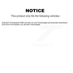 Kugel Front CV Axle Drive Shaft And Complete Wheel Hub Bearing Assembly Kit For Ford Explorer - Left Right Side (Driver Passenger) KN7-100853