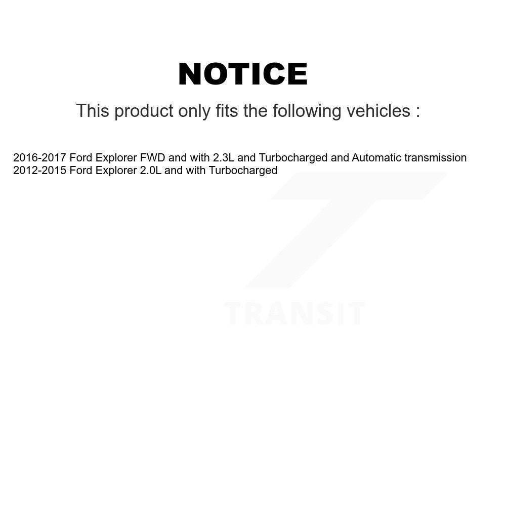 Kugel Front CV Axle Drive Shaft And Complete Wheel Hub Bearing Assembly Kit For Ford Explorer - Left Right Side (Driver Passenger) KN7-100853
