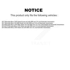 Kugel Front CV Axle Drive Shaft And Complete Wheel Hub Bearing Assembly Kit For Mercedes-Benz C300 C43 AMG C400 C450 - Left Right Side (Driver Passenger) KN7-100884