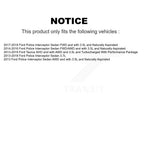 Kugel Front CV Axle Drive Shaft And Complete Wheel Hub Bearing Assembly Kit For Ford Taurus Police Interceptor Sedan - Left Right Side (Driver Passenger) KN7-100897