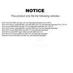 Kugel Front CV Axle Drive Shaft And Complete Wheel Hub Bearing Assembly Kit For Ford Flex Taurus Lincoln MKS MKT - Left Right Side (Driver Passenger) KN7-100899