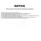 Kugel Front CV Axle Drive Shaft And Complete Wheel Hub Bearing Assembly Kit For Jeep Compass Renegade - Left Right Side (Driver Passenger) KN7-100921