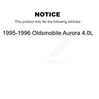 Kugel Front CV Axle Drive Shaft And Complete Wheel Hub Bearing Assembly Kit For 1995-1996 Oldsmobile Aurora 4.0L - Left Right Side (Driver Passenger) KN7-100940
