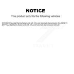 Kugel Front CV Axle Drive Shaft And Complete Wheel Hub Bearing Assembly Kit For Hyundai Elantra Sedan with 2.0L Automatic transmission - Left Right Side (Driver Passenger) KN7-100948