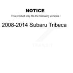 Kugel Front CV Axle Drive Shaft And Complete Wheel Hub Bearing Assembly Kit For 2008-2014 Subaru Tribeca - Left Right Side (Driver Passenger) KN7-100960