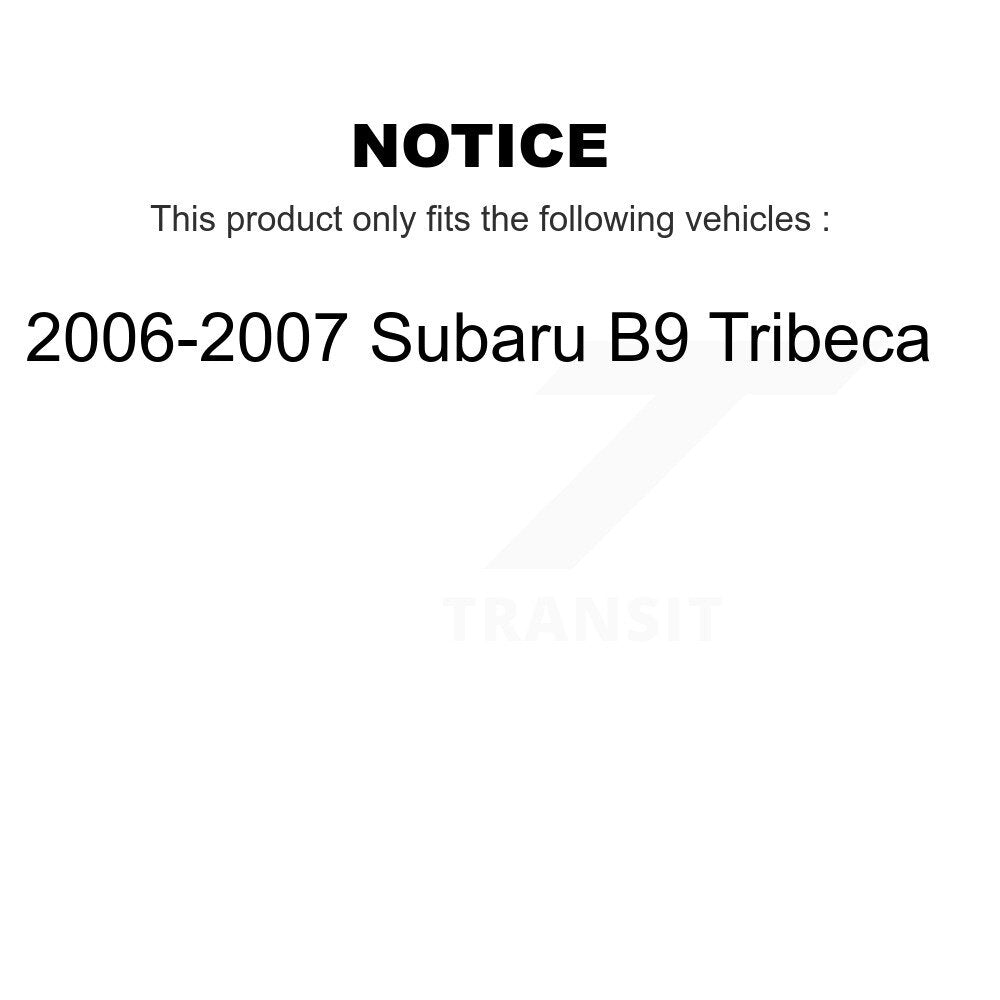Kugel Front CV Axle Drive Shaft And Complete Wheel Hub Bearing Assembly Kit For 2006-2007 Subaru B9 Tribeca - Left Right Side (Driver Passenger) KN7-100961
