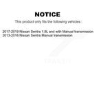 Kugel Front CV Axle Drive Shaft And Complete Wheel Hub Bearing Assembly Kit For Nissan Sentra - Left Right Side (Driver Passenger) KN7-100980