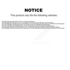 Kugel Front CV Axle Drive Shaft And Complete Wheel Hub Bearing Assembly Kit For Volkswagen Golf Jetta SportWagen Alltrack - Left Right Side (Driver Passenger) KN7-100993