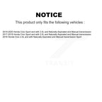 Kugel Front Left (Driver Side) CV Axle Drive Shaft] Complete Assembly And Wheel Bearing Kit For Honda Civic KN7-101016