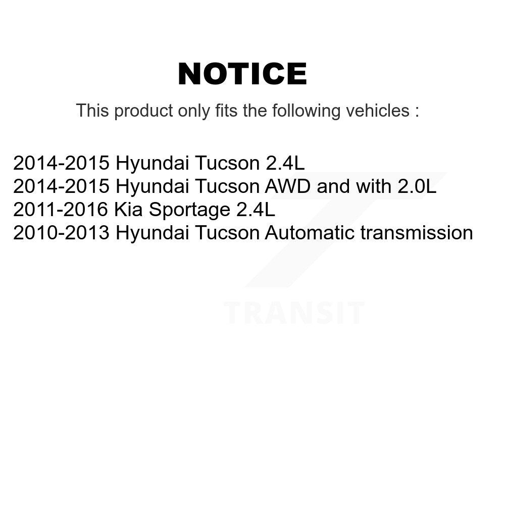 Kugel Front Left (Driver Side) CV Axle Drive Shaft] Complete Assembly And Wheel Bearing Kit For Hyundai Tucson Kia Sportage KN7-101050