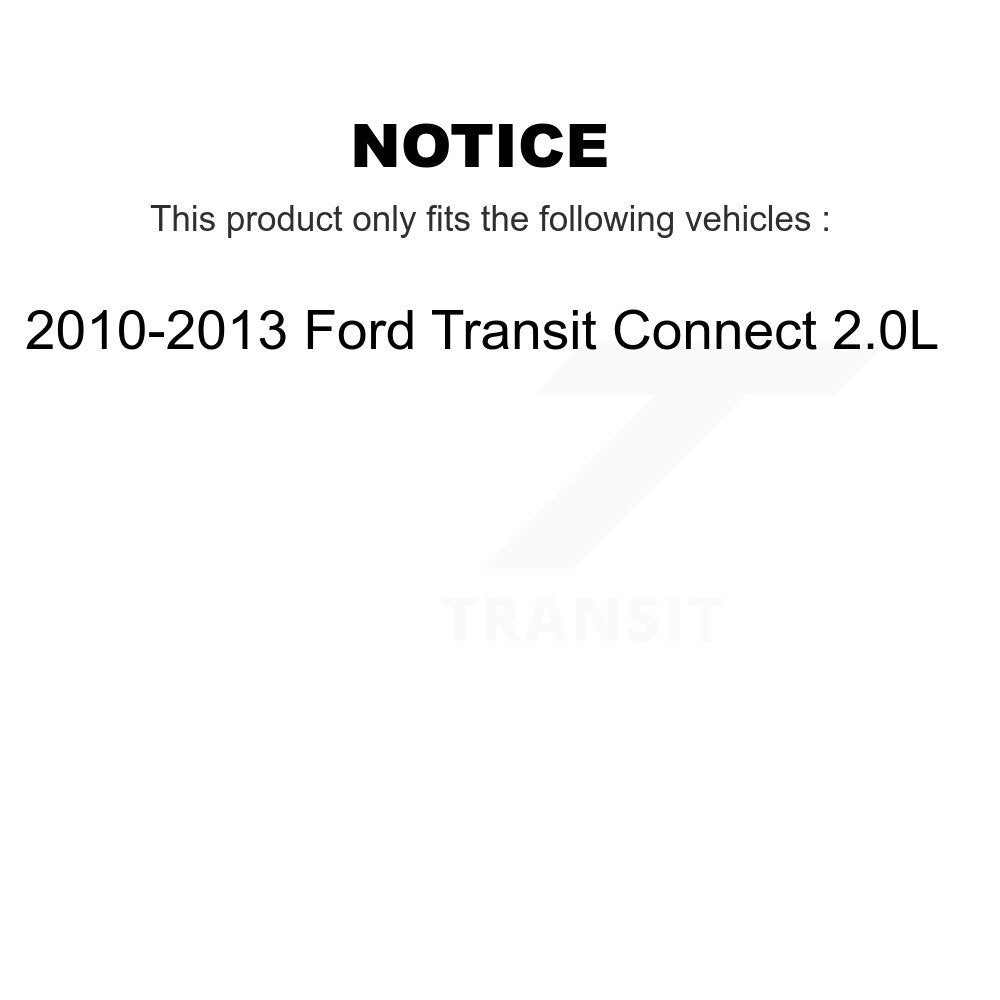 Kugel Front Left (Driver Side) CV Axle Drive Shaft] Complete Assembly And Wheel Bearing Kit For 2010-2013 Ford Transit Connect 2.0L KN7-101059