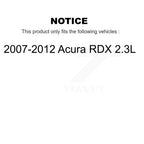 Kugel Front Left (Driver Side) CV Axle Drive Shaft] Complete Assembly And Wheel Bearing Kit For 2007-2012 Acura RDX 2.3L KN7-101064