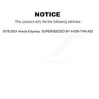 Kugel Front Left (Driver Side) CV Axle Drive Shaft] Complete Assembly And Wheel Bearing Kit For 2018-2024 Honda Odyssey SUPERSEEDED BY 44306-THR-A02 KN7-101066