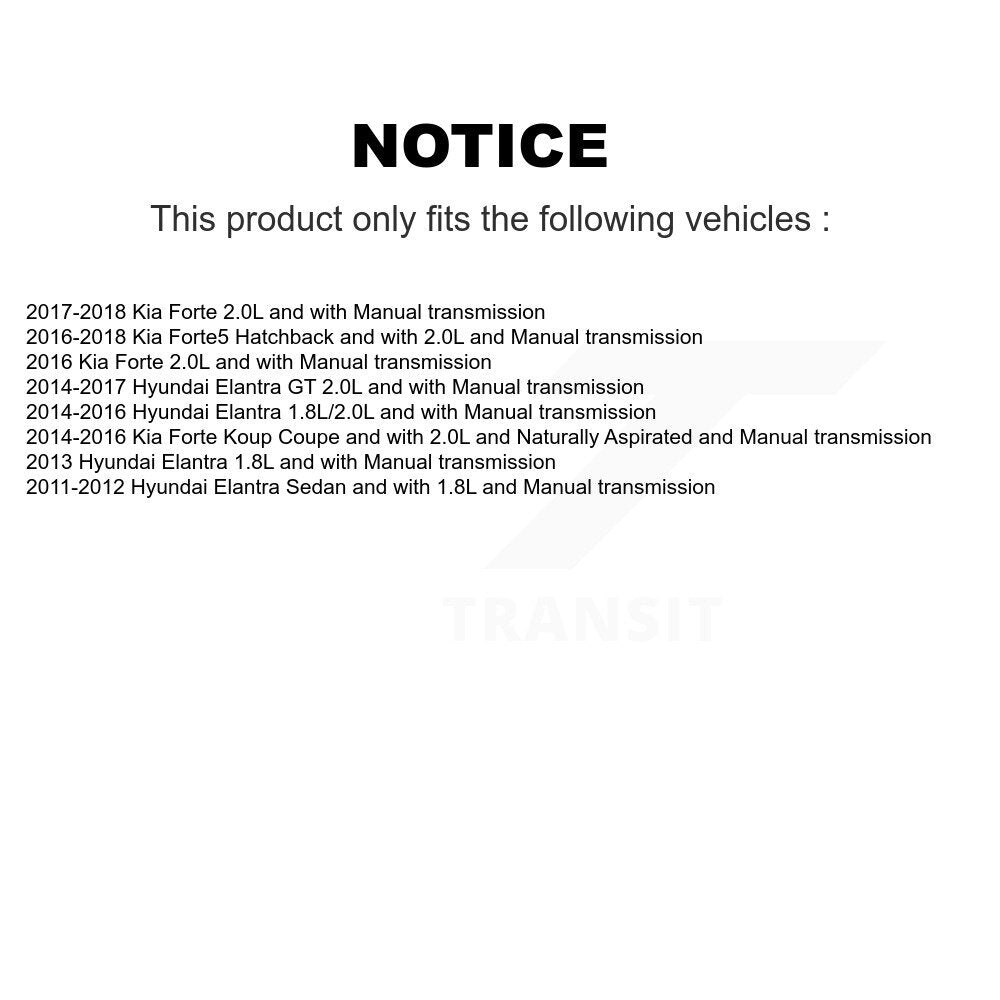 Kugel Front Left (Driver Side) CV Axle Drive Shaft] Complete Assembly And Wheel Bearing Kit For Hyundai Elantra Kia Forte GT Forte5 Koup KN7-101068