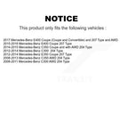 Kugel Front Left (Driver Side) CV Axle Drive Shaft] Complete Assembly And Wheel Bearing Kit For Mercedes-Benz C300 C350 E350 E400 KN7-101075
