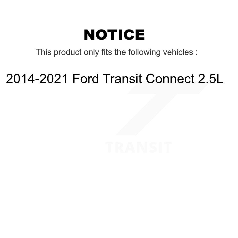 Kugel Front Left (Driver Side) CV Axle Drive Shaft] Complete Assembly And Wheel Bearing Kit For 2014-2021 Ford Transit Connect 2.5L KN7-101081