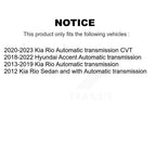 Kugel Front Right (Passenger Side) CV Axle Drive Shaft] Complete Assembly And Wheel Bearing Kit For Kia Rio Hyundai Accent KN7-101118