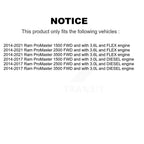 Kugel Front Right (Passenger Side) CV Axle Drive Shaft] Complete Assembly And Wheel Bearing Kit For Ram ProMaster 2500 3500 1500 KN7-101132