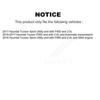 Kugel Front Right (Passenger Side) CV Axle Drive Shaft] Complete Assembly And Wheel Bearing Kit For Hyundai Tucson KN7-101138