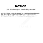 Kugel Front Right (Passenger Side) CV Axle Drive Shaft] Complete Assembly And Wheel Bearing Kit For Hyundai Tucson Kia Sportage KN7-101140