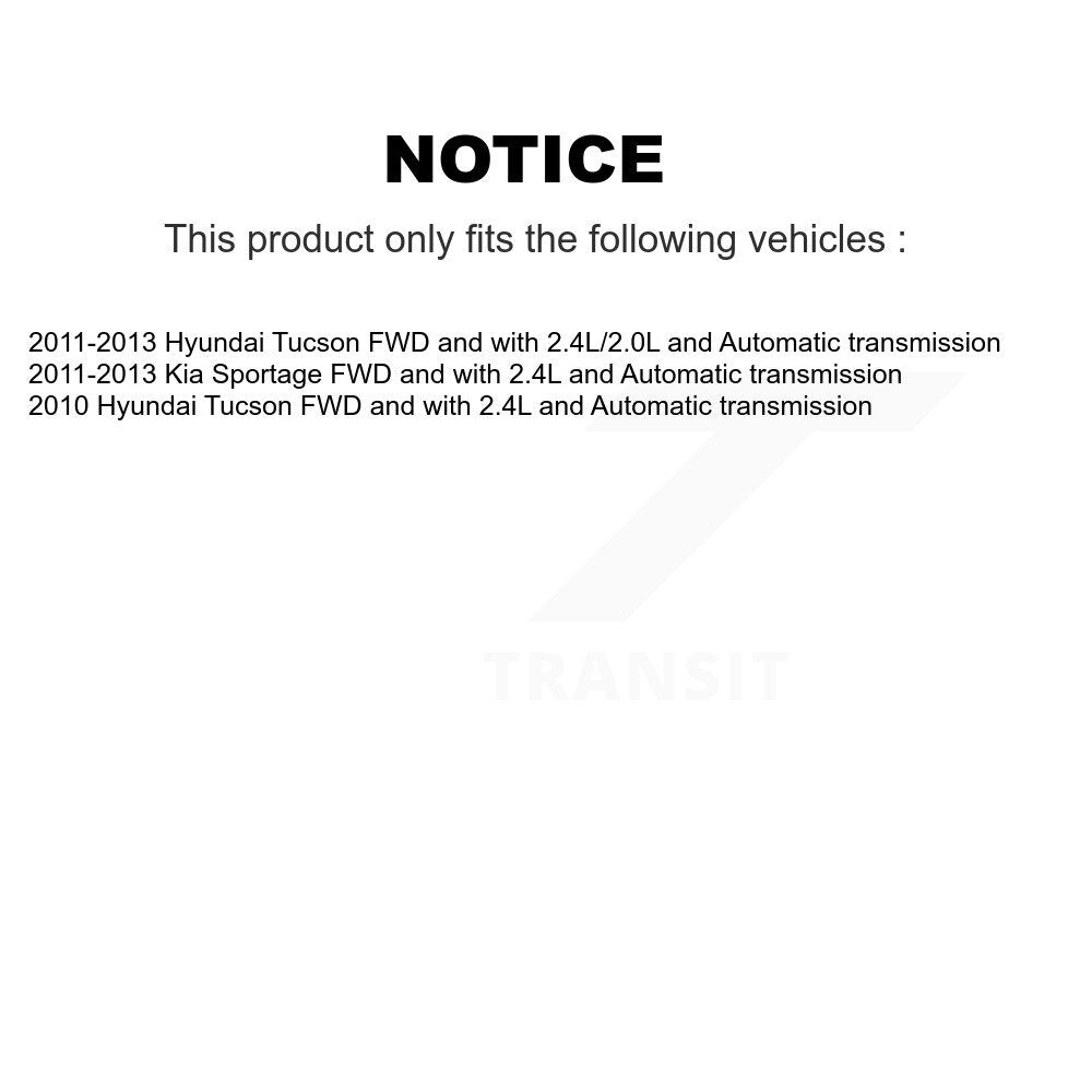 Kugel Front Right (Passenger Side) CV Axle Drive Shaft] Complete Assembly And Wheel Bearing Kit For Hyundai Tucson Kia Sportage KN7-101140