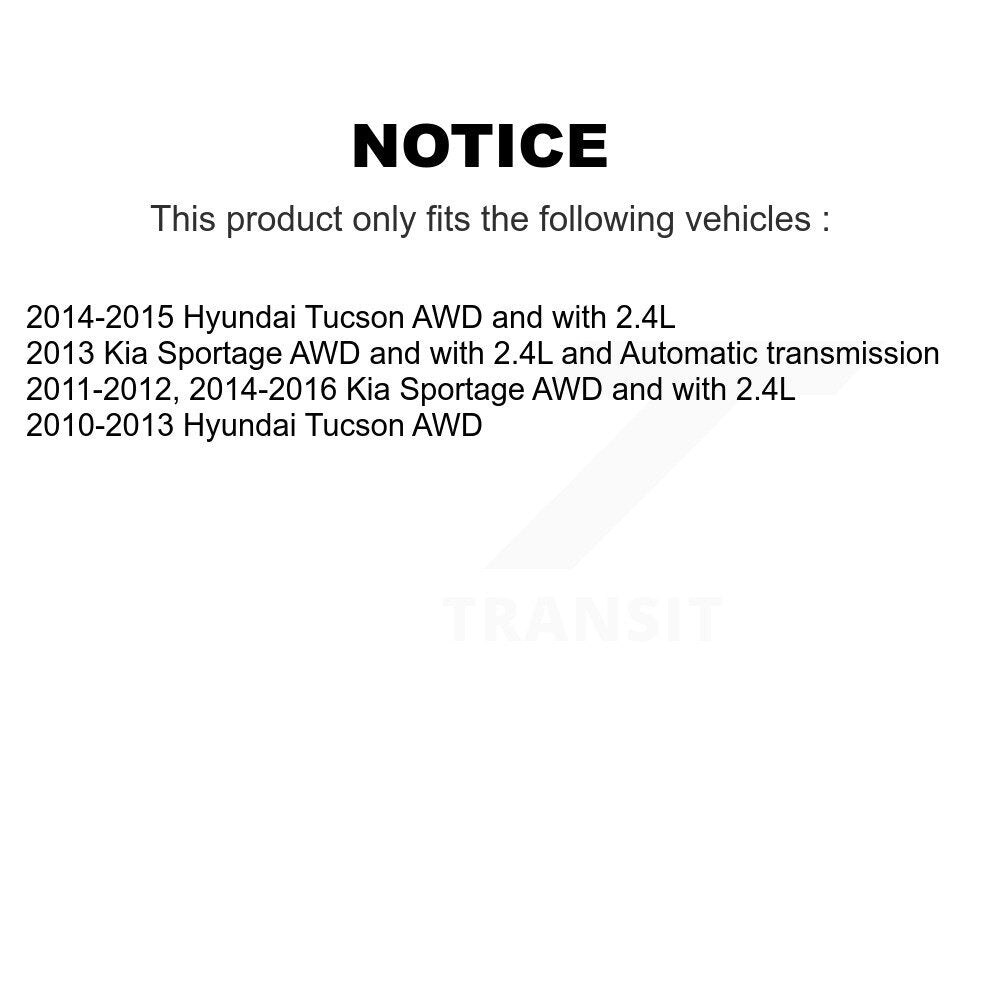 Kugel Front Right (Passenger Side) CV Axle Drive Shaft] Complete Assembly And Wheel Bearing Kit For Hyundai Tucson Kia Sportage KN7-101141