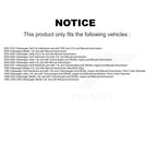 Kugel Front Right (Passenger Side) CV Axle Drive Shaft] Complete Assembly And Wheel Bearing Kit For Volkswagen Jetta Golf City Beetle KN7-101147