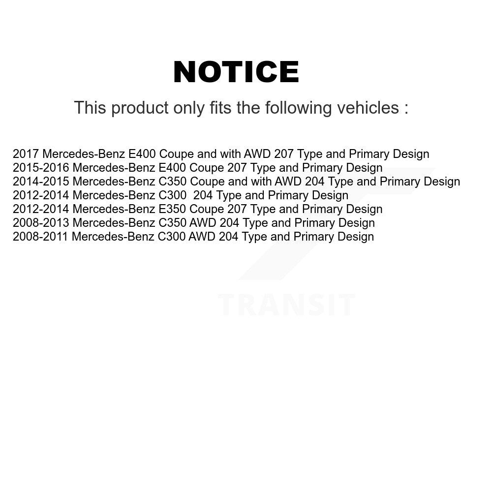 Kugel Front Right (Passenger Side) CV Axle Drive Shaft] Complete Assembly And Wheel Bearing Kit For Mercedes-Benz C300 C350 E350 E400 KN7-101166