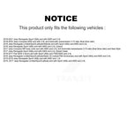 Kugel Front Right (Passenger Side) CV Axle Drive Shaft And Complete Wheel Hub Bearing Assembly Kit For Jeep Compass Renegade Fiat 500X KN7-101172