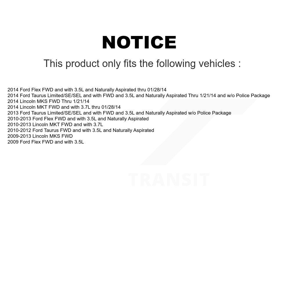Kugel Front Right (Passenger Side) CV Axle Drive Shaft And Complete Wheel Hub Bearing Assembly Kit For Ford Flex Taurus Lincoln MKS MKT KN7-101180