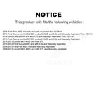 Kugel Front Right (Passenger Side) CV Axle Drive Shaft And Complete Wheel Hub Bearing Assembly Kit For Ford Flex Taurus Lincoln MKS MKT KN7-101181