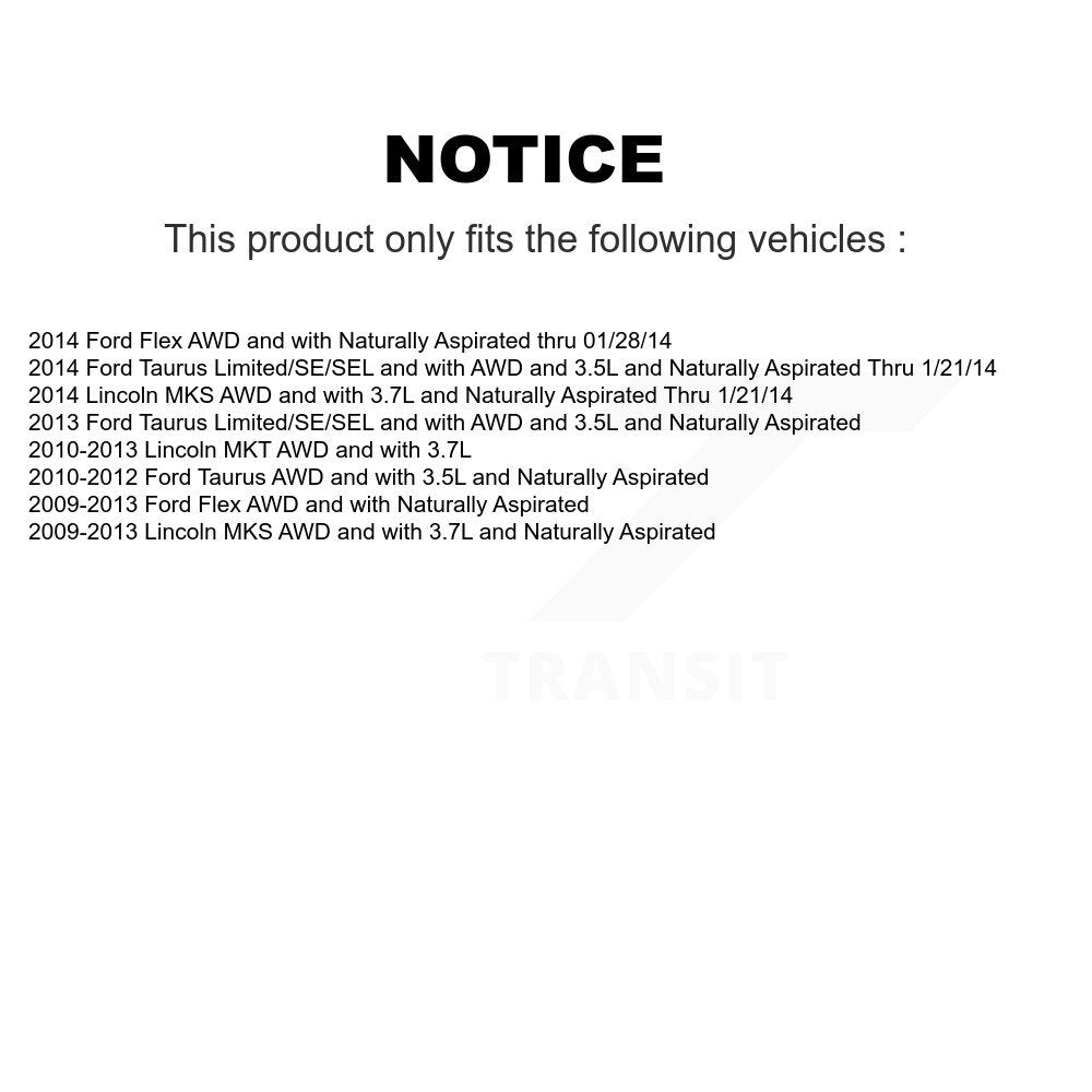 Kugel Front Right (Passenger Side) CV Axle Drive Shaft And Complete Wheel Hub Bearing Assembly Kit For Ford Flex Taurus Lincoln MKS MKT KN7-101181