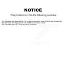 Kugel Front Right (Passenger Side) CV Axle Drive Shaft And Complete Wheel Hub Bearing Assembly Kit For Volkswagen Jetta KN7-101242