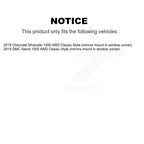 Kugel Front Right (Passenger Side) CV Axle Drive Shaft And Complete Hub Bearing Assembly Kit For 2019 Chevrolet Silverado 1500 GMC Sierra Classic Style (mirrors mount in window corner) 4WD KN7-101247