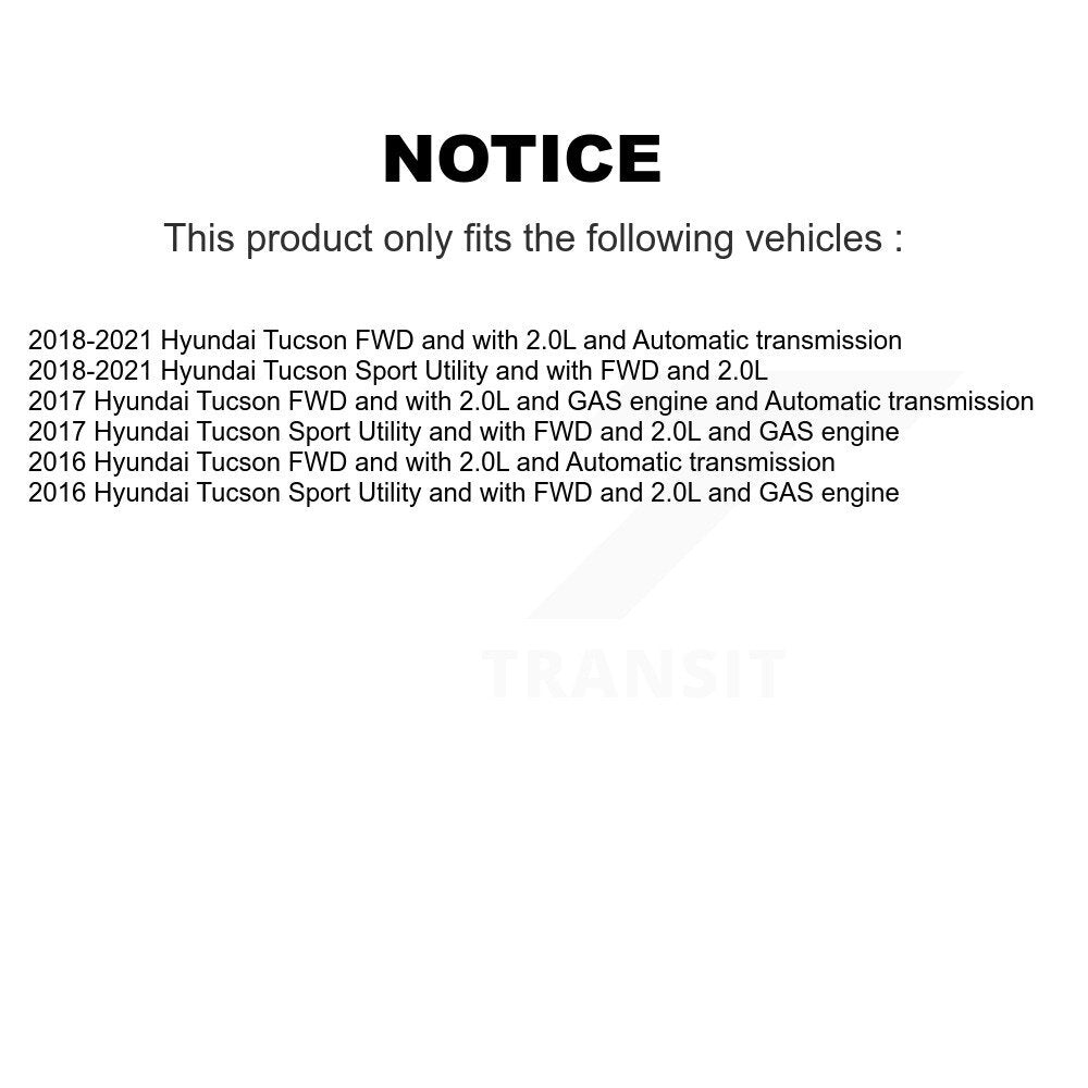 Kugel Front Right (Passenger Side) CV Axle Drive Shaft And Complete Wheel Hub Bearing Assembly Kit For Hyundai Tucson KN7-101263