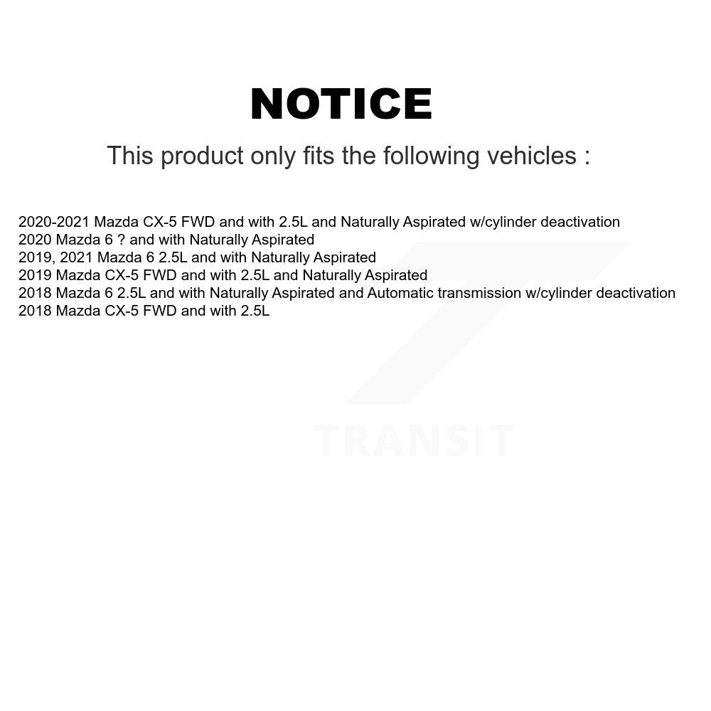 Kugel Front Right (Passenger Side) CV Axle Drive Shaft And Complete Wheel Hub Bearing Assembly Kit For Mazda CX-5 6 KN7-101272