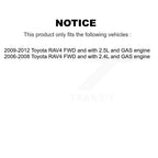 Kugel Front Right (Passenger Side) CV Axle Drive Shaft And Complete Wheel Hub Bearing Assembly Kit For Toyota RAV4 KN7-101274