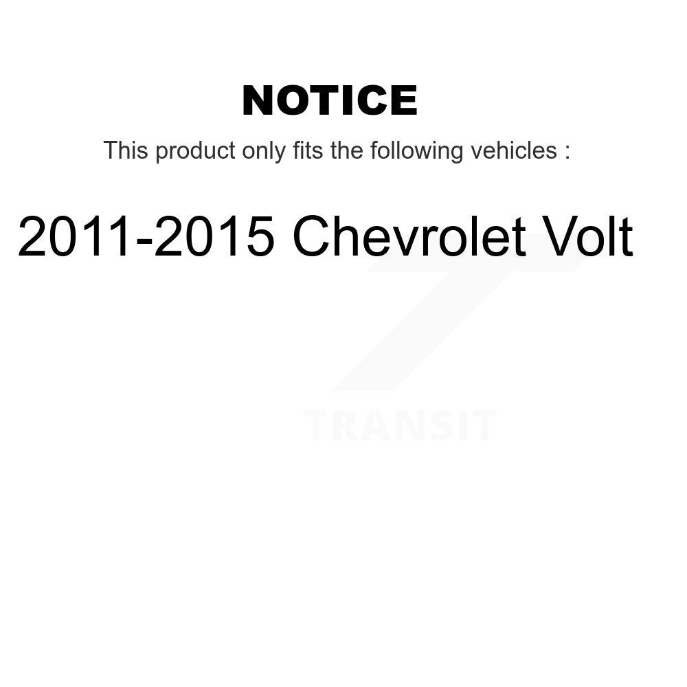 Kugel Front Right (Passenger Side) CV Axle Drive Shaft And Complete Wheel Hub Bearing Assembly Kit For 2011-2015 Chevrolet Volt KN7-101294