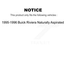 Kugel Front Right (Passenger Side) CV Axle Drive Shaft And Complete Wheel Hub Bearing Assembly Kit For 1995-1996 Buick Riviera Naturally Aspirated KN7-101295