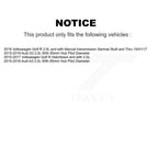 Kugel Front Right (Passenger Side) CV Axle Drive Shaft And Complete Wheel Hub Bearing Assembly Kit For Volkswagen Golf R Audi S3 A3 KN7-101300