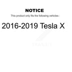 Kugel Front Right (Passenger Side) CV Axle Drive Shaft And Complete Wheel Hub Bearing Assembly Kit For 2016-2019 Tesla X KN7-101307