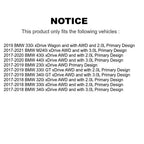 Kugel Front Left (Driver Side) CV Axle Drive Shaft And Complete Wheel Hub Bearing Assembly Kit For BMW 330i xDrive 430i 340i 230i 440i 320i M240i GT Primary Design KN7-101322